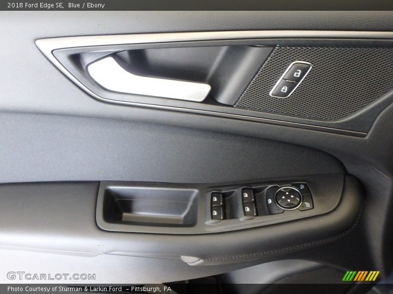 Blue / Ebony 2018 Ford Edge SE