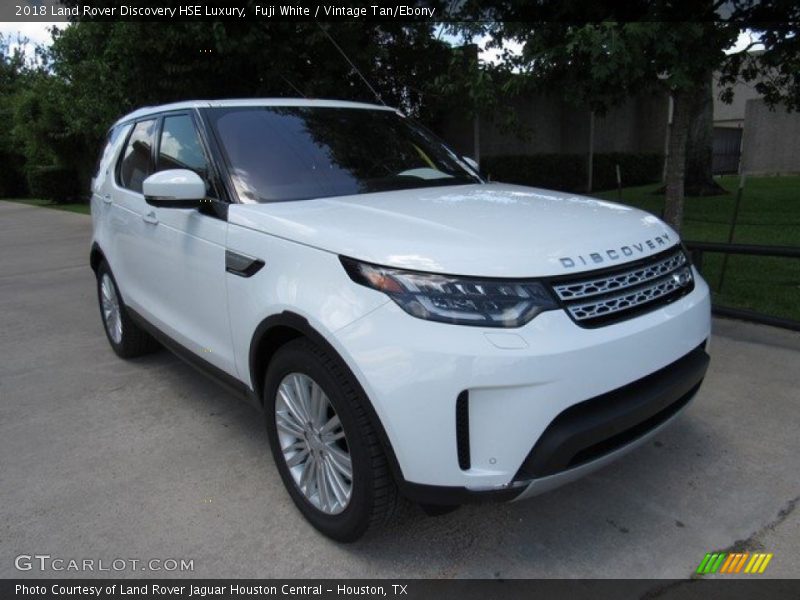 Fuji White / Vintage Tan/Ebony 2018 Land Rover Discovery HSE Luxury