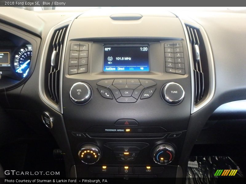 Blue / Ebony 2018 Ford Edge SE