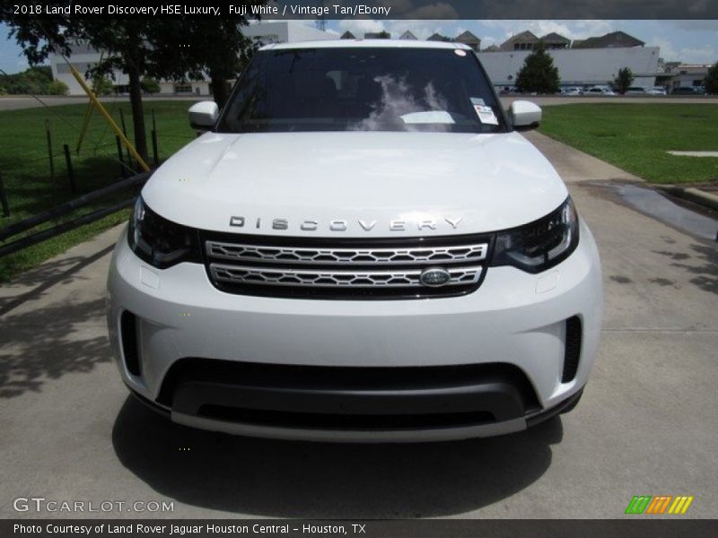 Fuji White / Vintage Tan/Ebony 2018 Land Rover Discovery HSE Luxury