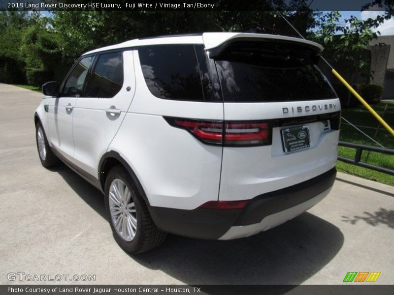 Fuji White / Vintage Tan/Ebony 2018 Land Rover Discovery HSE Luxury