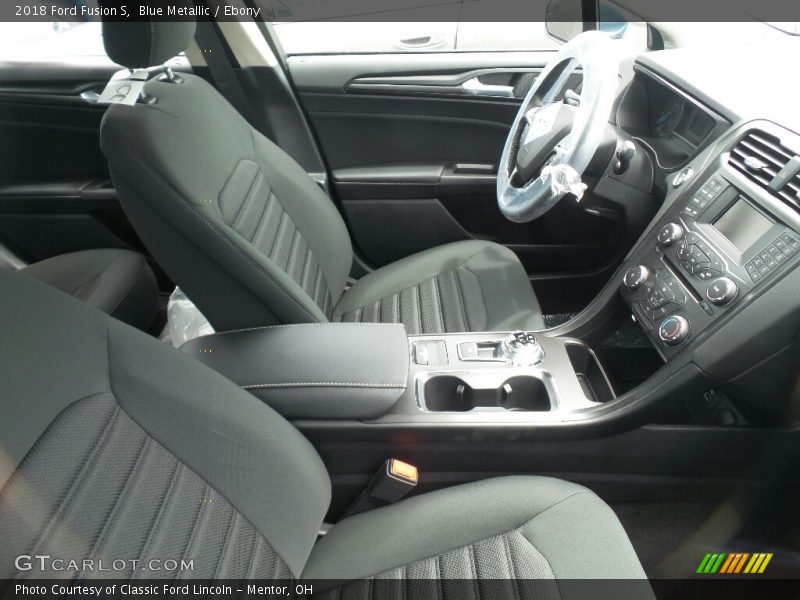 Blue Metallic / Ebony 2018 Ford Fusion S
