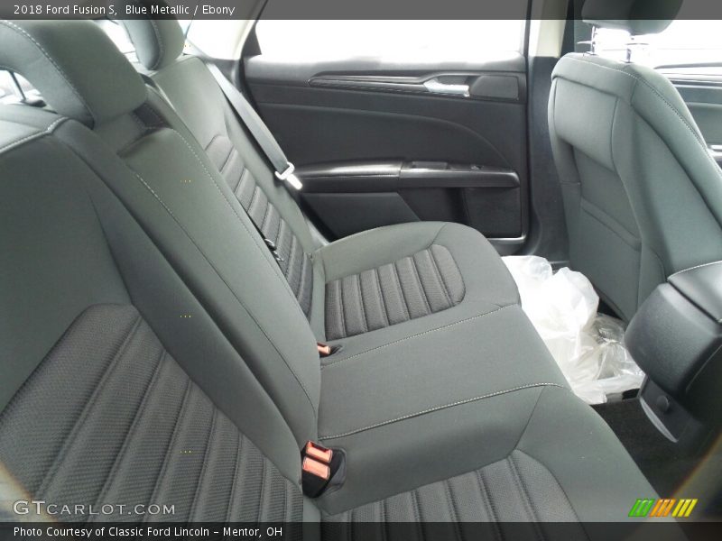 Blue Metallic / Ebony 2018 Ford Fusion S