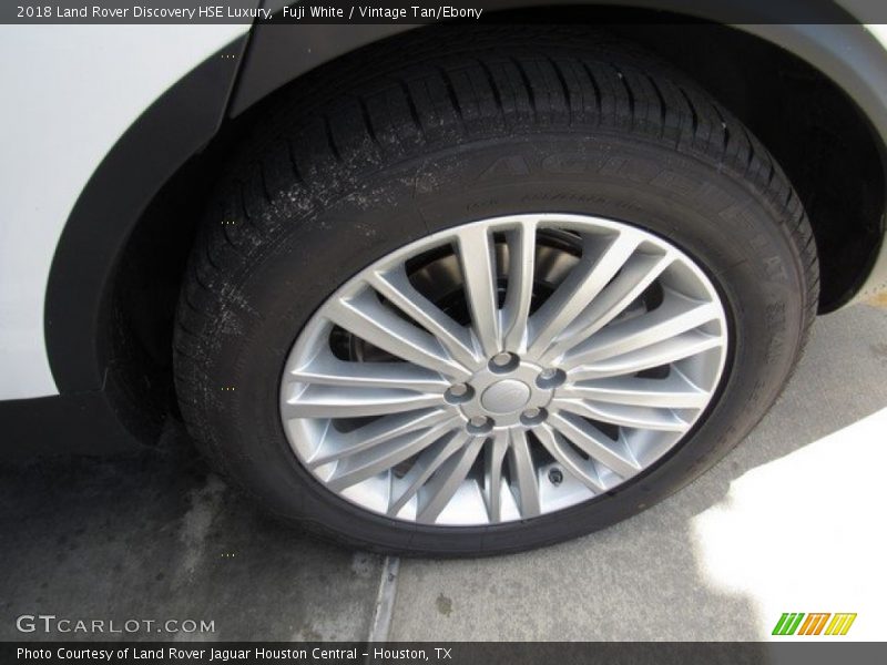 Fuji White / Vintage Tan/Ebony 2018 Land Rover Discovery HSE Luxury