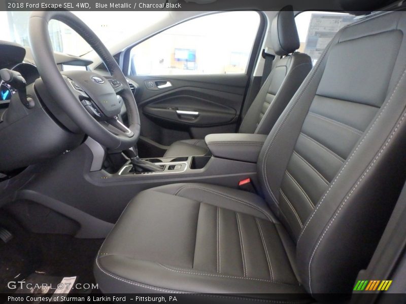 Blue Metallic / Charcoal Black 2018 Ford Escape SEL 4WD