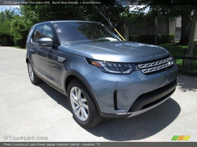Byron Blue Metallic / Acorn/Ebony 2018 Land Rover Discovery HSE
