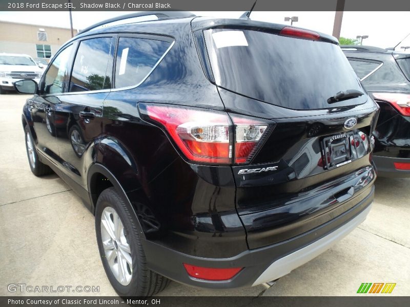 Shadow Black / Charcoal Black 2018 Ford Escape SEL