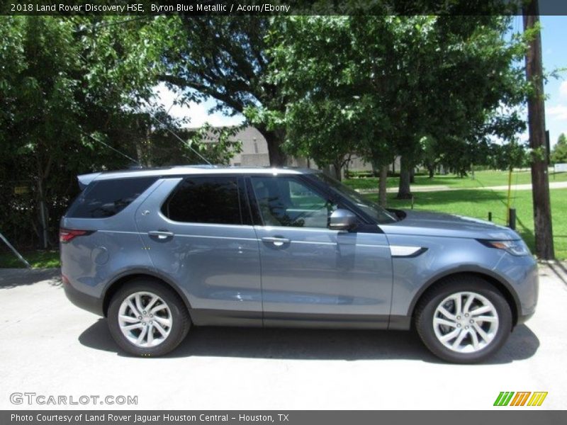 Byron Blue Metallic / Acorn/Ebony 2018 Land Rover Discovery HSE