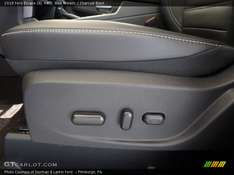Blue Metallic / Charcoal Black 2018 Ford Escape SEL 4WD
