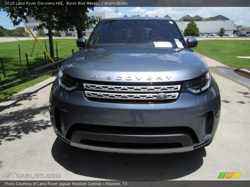 Byron Blue Metallic / Acorn/Ebony 2018 Land Rover Discovery HSE