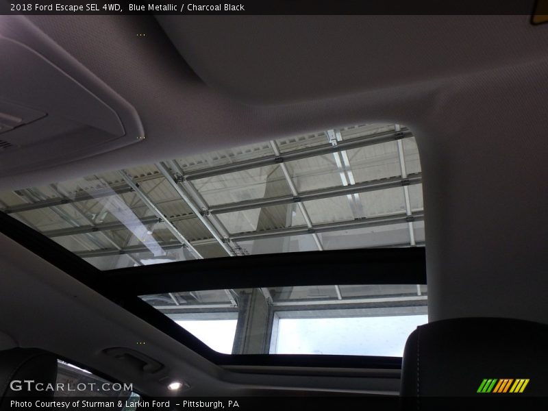 Blue Metallic / Charcoal Black 2018 Ford Escape SEL 4WD