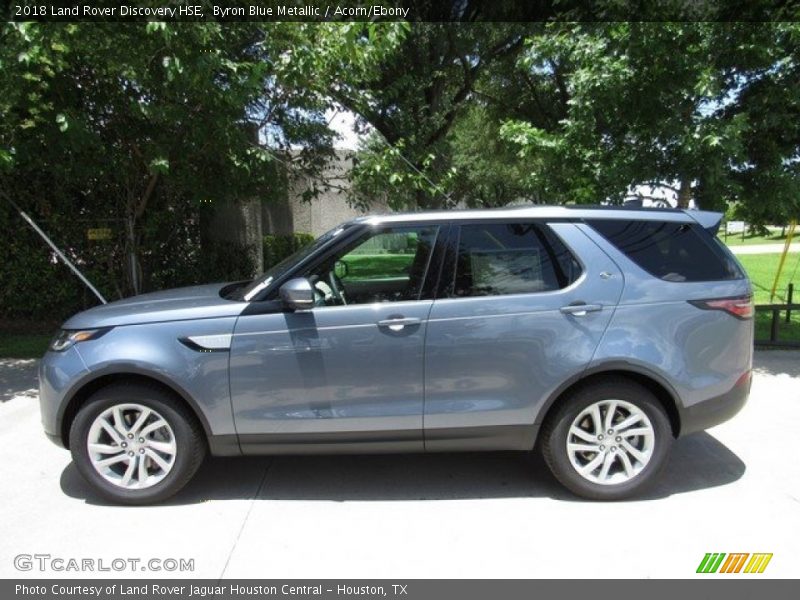 Byron Blue Metallic / Acorn/Ebony 2018 Land Rover Discovery HSE