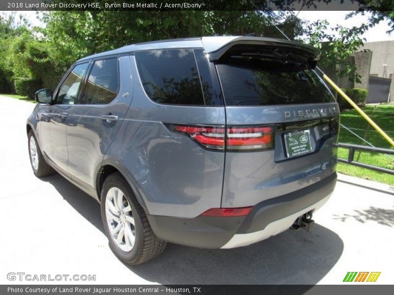 Byron Blue Metallic / Acorn/Ebony 2018 Land Rover Discovery HSE
