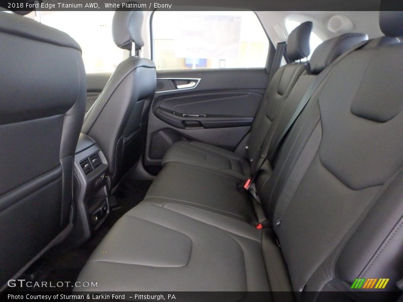 White Platinum / Ebony 2018 Ford Edge Titanium AWD