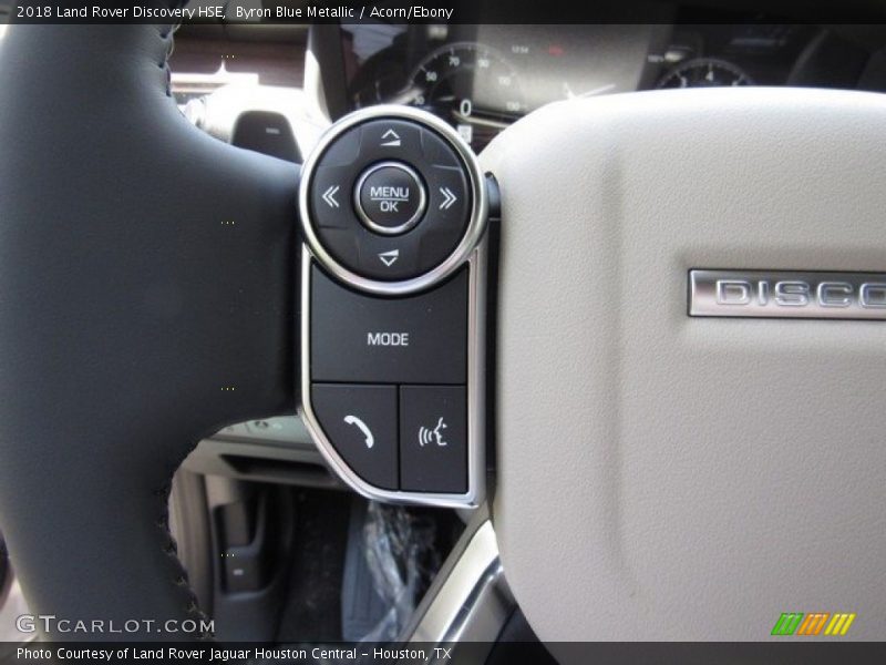 Byron Blue Metallic / Acorn/Ebony 2018 Land Rover Discovery HSE