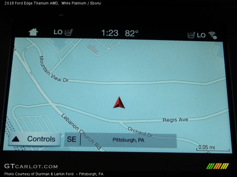 White Platinum / Ebony 2018 Ford Edge Titanium AWD