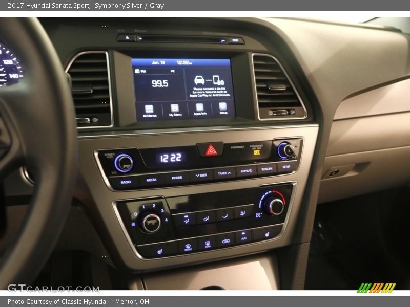 Symphony Silver / Gray 2017 Hyundai Sonata Sport