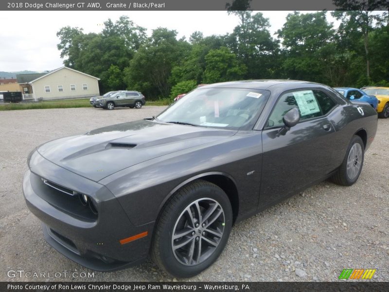 Granite / Black/Pearl 2018 Dodge Challenger GT AWD