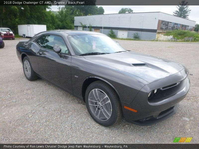 Granite / Black/Pearl 2018 Dodge Challenger GT AWD