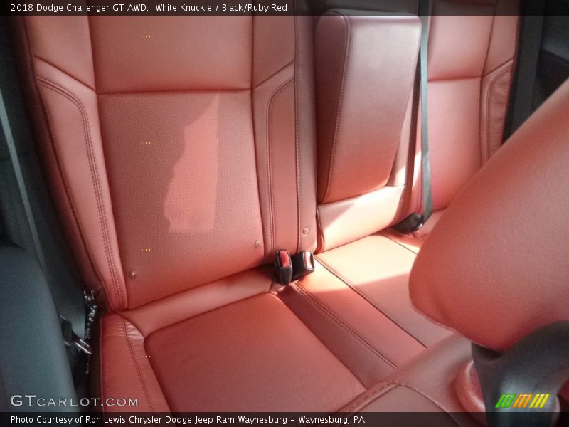 White Knuckle / Black/Ruby Red 2018 Dodge Challenger GT AWD