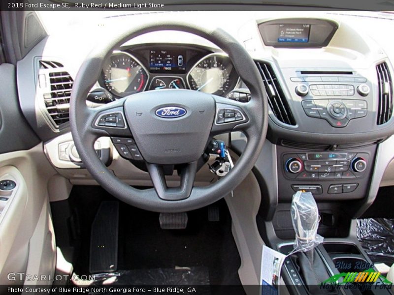 Ruby Red / Medium Light Stone 2018 Ford Escape SE