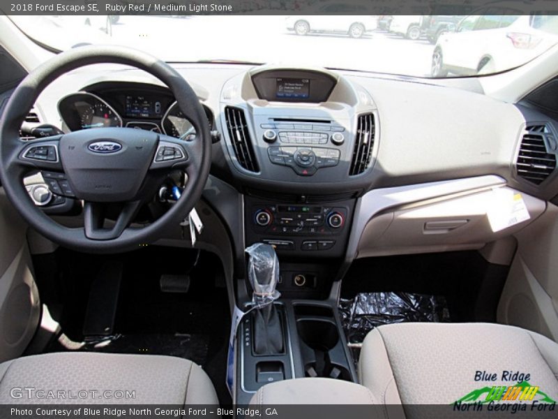 Ruby Red / Medium Light Stone 2018 Ford Escape SE