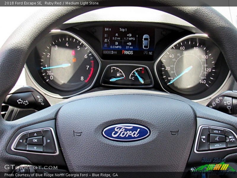 Ruby Red / Medium Light Stone 2018 Ford Escape SE