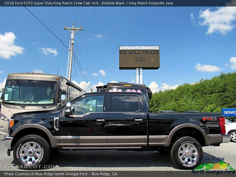 Shadow Black / King Ranch Kingsville Java 2018 Ford F250 Super Duty King Ranch Crew Cab 4x4
