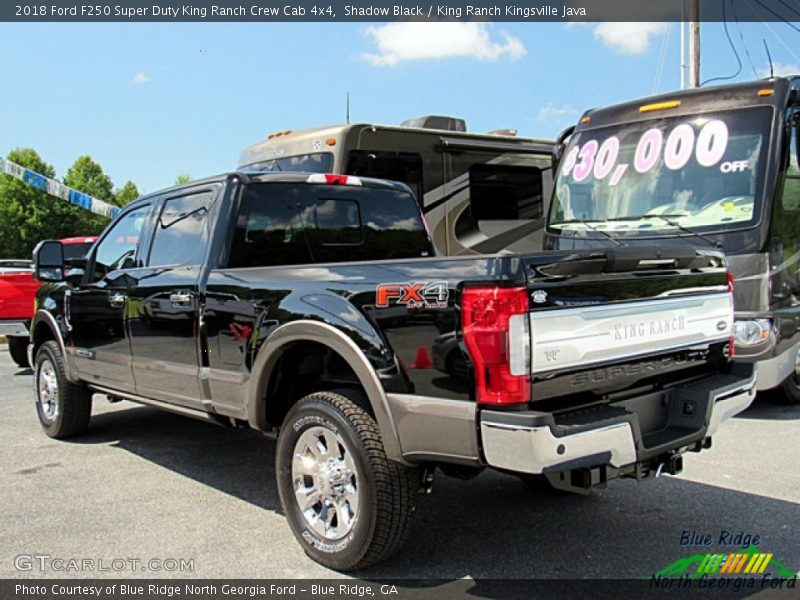 Shadow Black / King Ranch Kingsville Java 2018 Ford F250 Super Duty King Ranch Crew Cab 4x4
