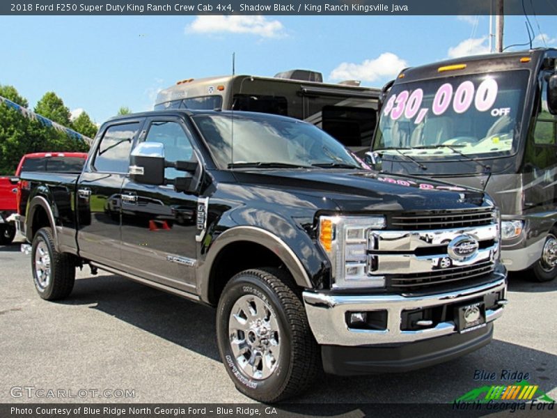 Shadow Black / King Ranch Kingsville Java 2018 Ford F250 Super Duty King Ranch Crew Cab 4x4