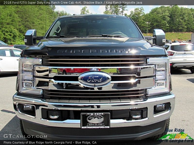 Shadow Black / King Ranch Kingsville Java 2018 Ford F250 Super Duty King Ranch Crew Cab 4x4