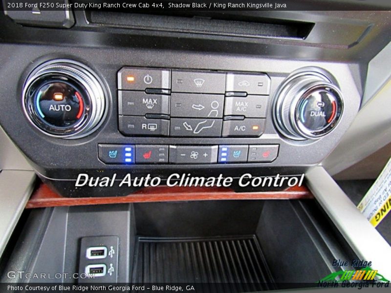 Shadow Black / King Ranch Kingsville Java 2018 Ford F250 Super Duty King Ranch Crew Cab 4x4