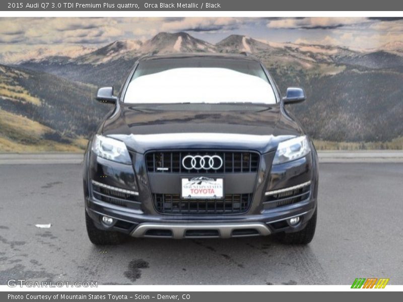 Orca Black Metallic / Black 2015 Audi Q7 3.0 TDI Premium Plus quattro