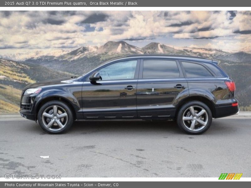 Orca Black Metallic / Black 2015 Audi Q7 3.0 TDI Premium Plus quattro