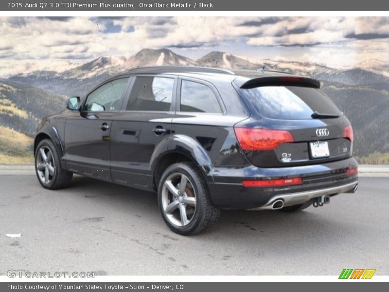 Orca Black Metallic / Black 2015 Audi Q7 3.0 TDI Premium Plus quattro