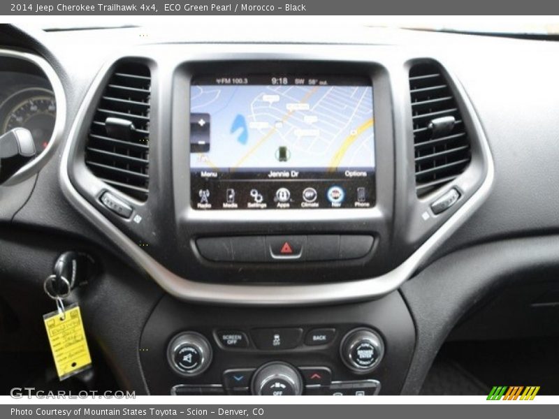 ECO Green Pearl / Morocco - Black 2014 Jeep Cherokee Trailhawk 4x4