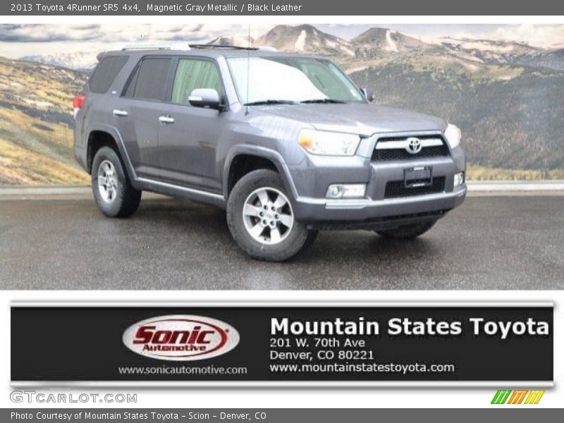 Magnetic Gray Metallic / Black Leather 2013 Toyota 4Runner SR5 4x4