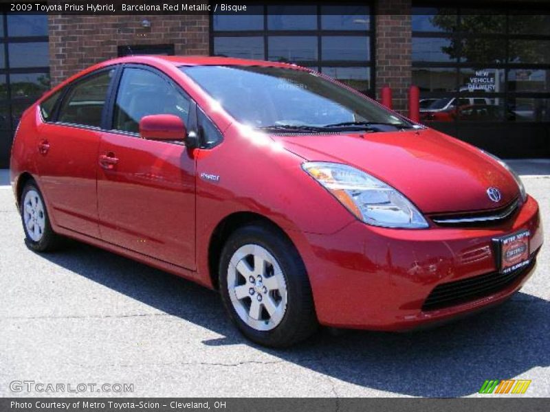 Barcelona Red Metallic / Bisque 2009 Toyota Prius Hybrid