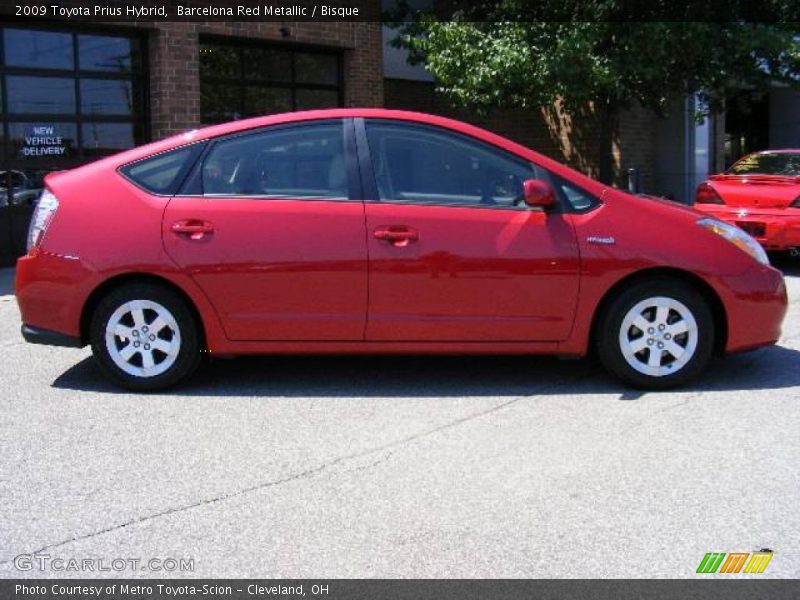 Barcelona Red Metallic / Bisque 2009 Toyota Prius Hybrid