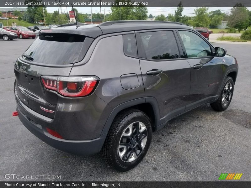 Granite Crystal Metallic / Black/Ruby Red 2017 Jeep Compass Trailhawk 4x4