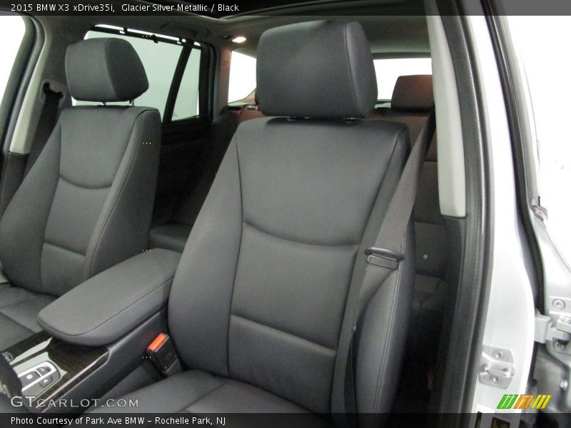 Glacier Silver Metallic / Black 2015 BMW X3 xDrive35i
