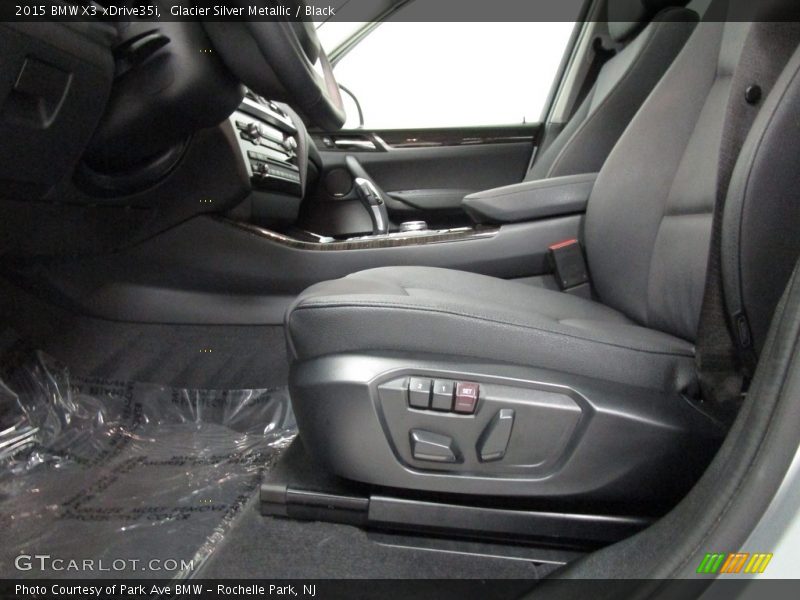 Glacier Silver Metallic / Black 2015 BMW X3 xDrive35i