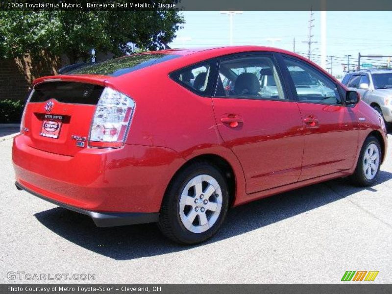 Barcelona Red Metallic / Bisque 2009 Toyota Prius Hybrid