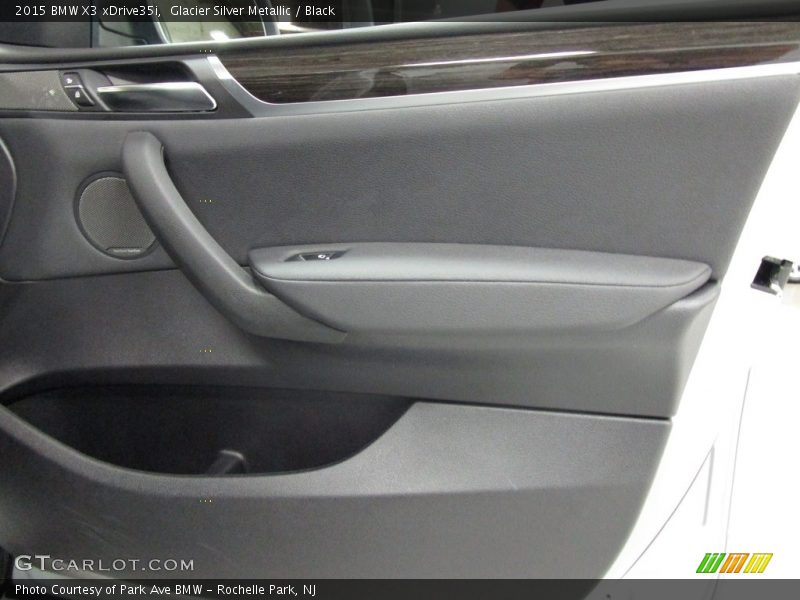 Glacier Silver Metallic / Black 2015 BMW X3 xDrive35i