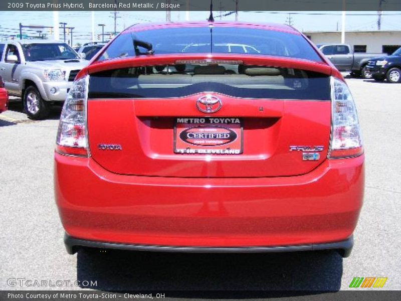 Barcelona Red Metallic / Bisque 2009 Toyota Prius Hybrid