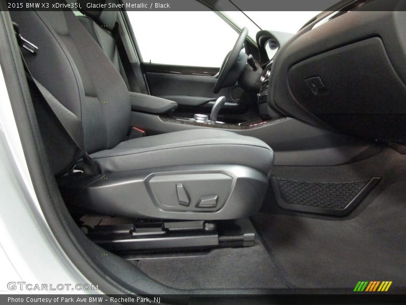 Glacier Silver Metallic / Black 2015 BMW X3 xDrive35i