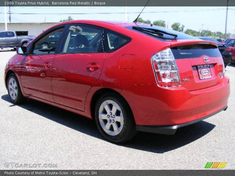 Barcelona Red Metallic / Bisque 2009 Toyota Prius Hybrid