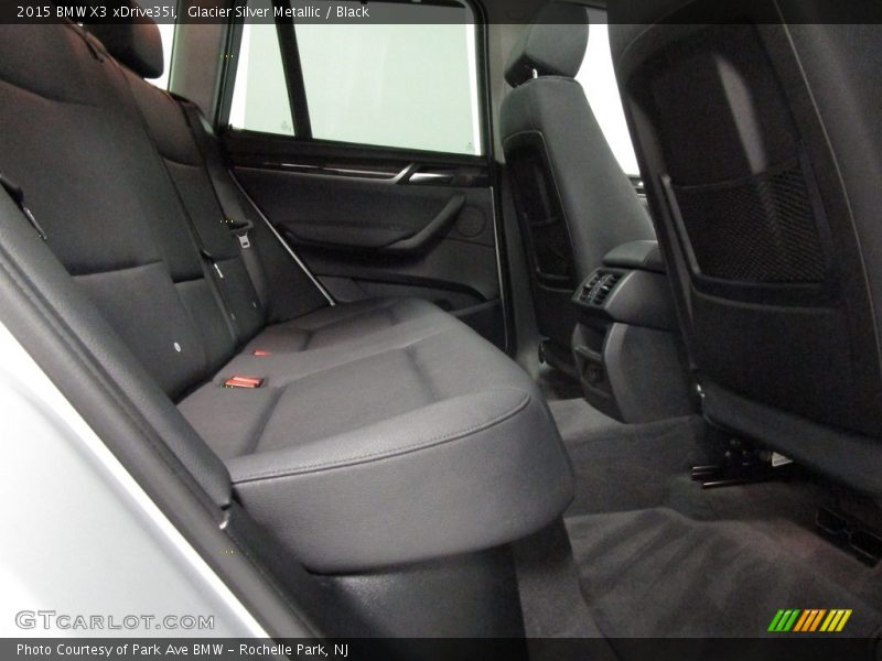 Glacier Silver Metallic / Black 2015 BMW X3 xDrive35i
