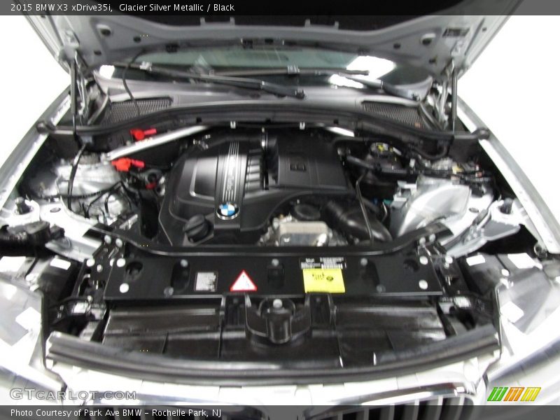 Glacier Silver Metallic / Black 2015 BMW X3 xDrive35i