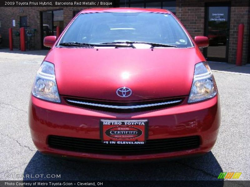Barcelona Red Metallic / Bisque 2009 Toyota Prius Hybrid